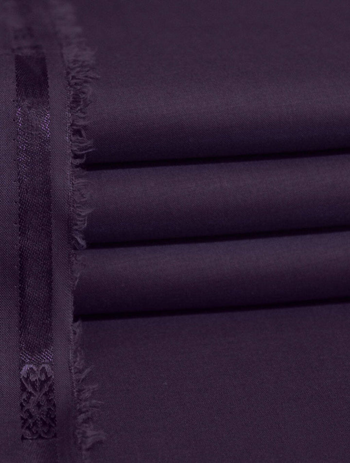 MENS UNSTITCHED SUIT LIBAS E MEER - Purple Mens Unstitched Suit FASUNSMEN 