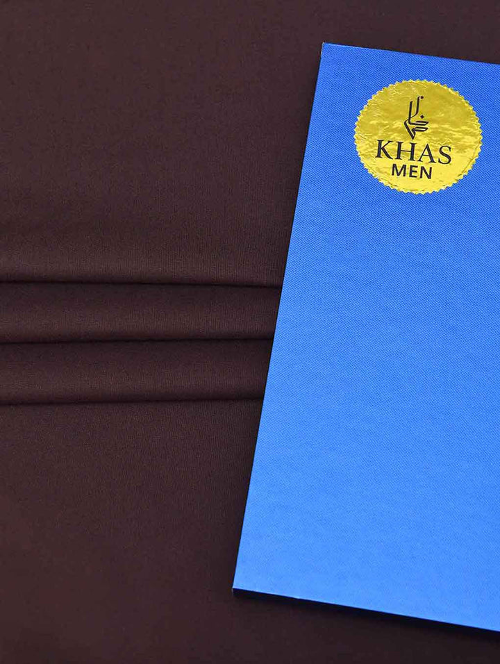 MENS UNSTITCHED WINTER SUIT MILD SAPPHIRE CHOCOLATE Fabric FASUNSMEN 