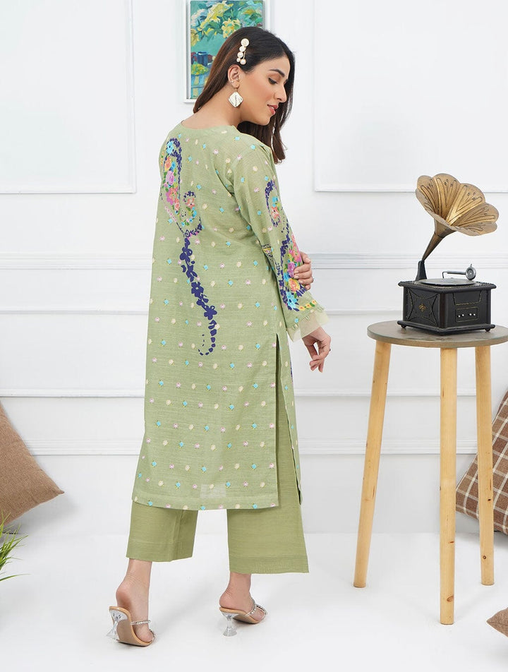 Printed Khaddar Shirt DRK-1593 KHAS STORES 