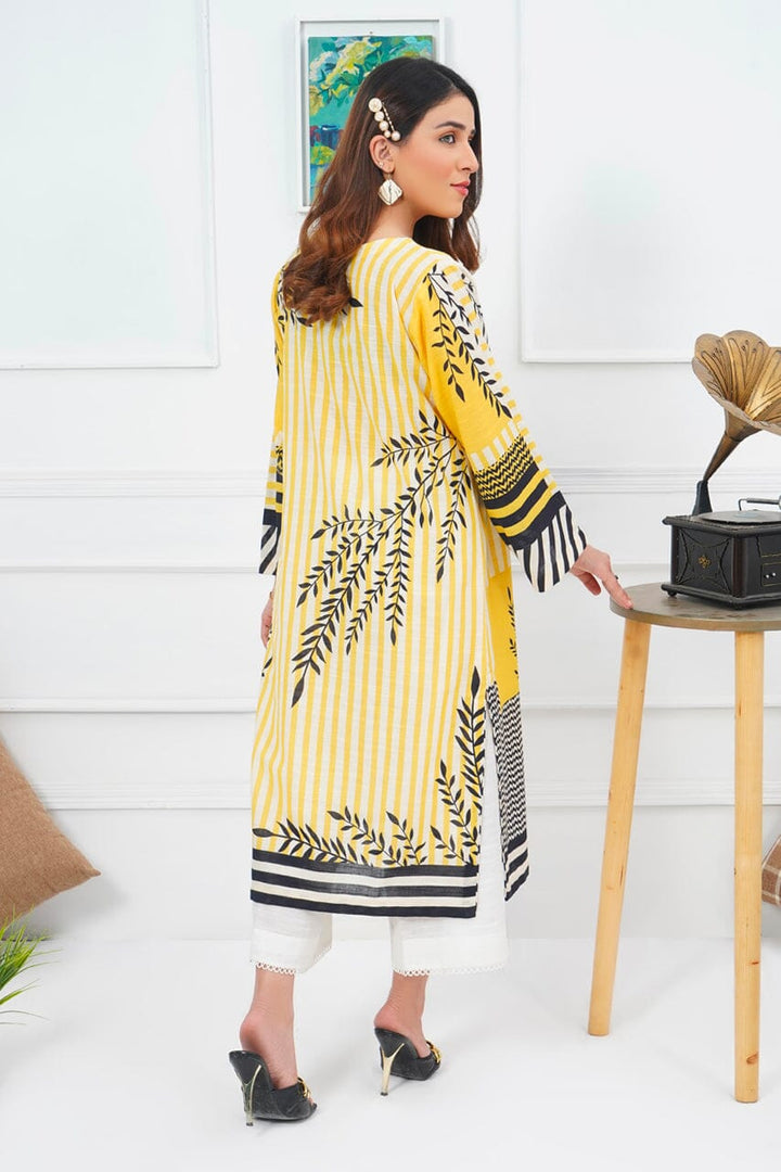 Printed Khaddar Shirt DRK-1595 KHAS STORES 