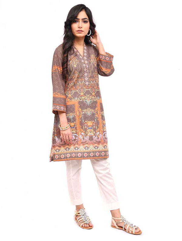 Printed khaddar Shirt RD-14022 Pret FASSTILAD 