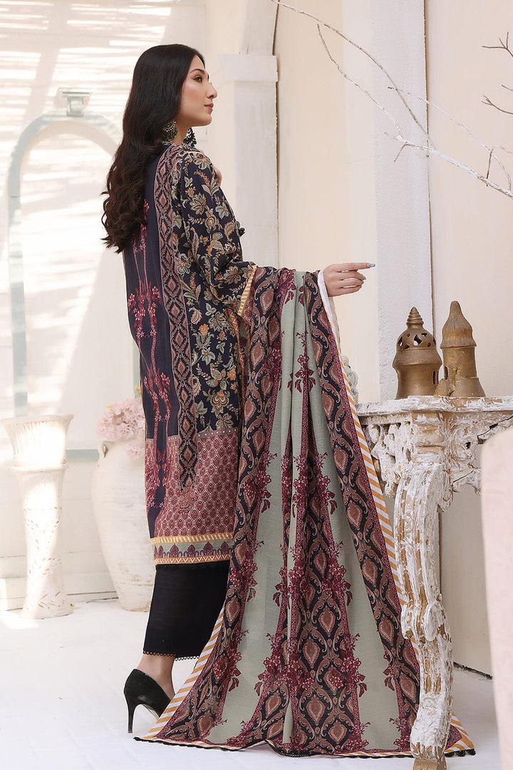 Printer Khaddar Suit with Printed Khaddar Dupatta KKH-1580 Dresses KHAS STORES 