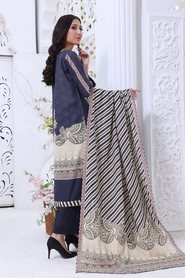 Printer Khaddar Suit with Printed Khaddar Dupatta KKH-1582 Dresses KHAS STORES 