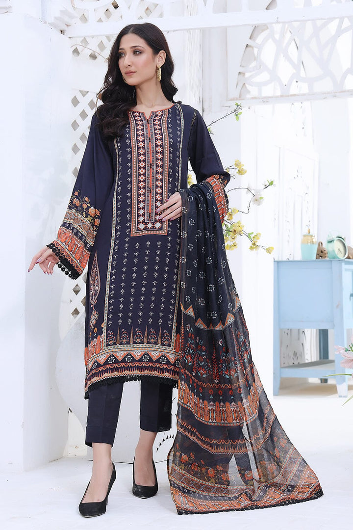 Printer Kotail Suit with Printed Monarch Dupatta KTE-1556 Dresses KHAS STORES 