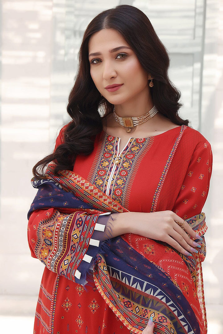 Printer Kotail Suit with Printed Monarch Dupatta KTE-1557 Dresses KHAS STORES 