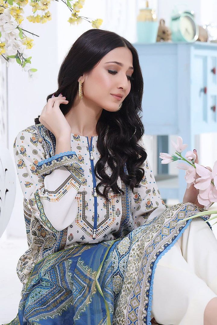 Printer Kotail Suit with Printed Monarch Dupatta KTE-1558 Dresses KHAS STORES 
