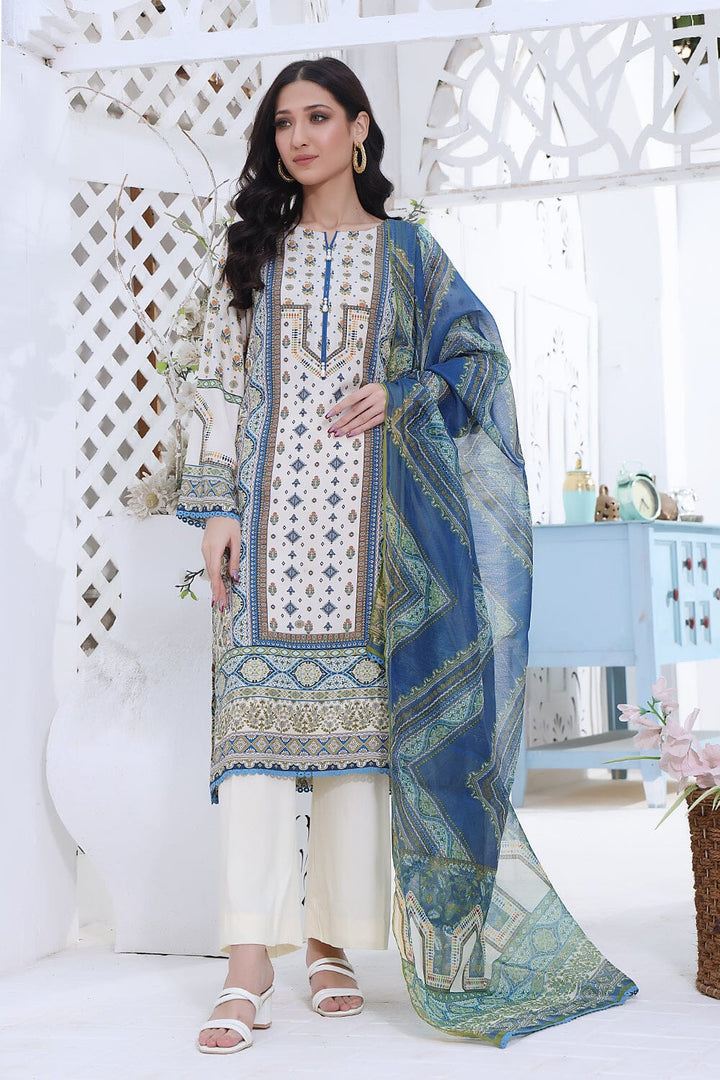 Printer Kotail Suit with Printed Monarch Dupatta KTE-1558 Dresses KHAS STORES 