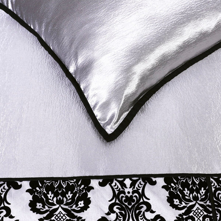 SEAMLESS DAMASK BED SET SILK - King Luxury Bedding HOMBEDCLU 