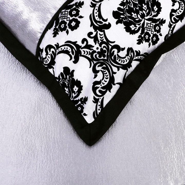 SEAMLESS DAMASK BED SET SILK - King Luxury Bedding HOMBEDCLU 