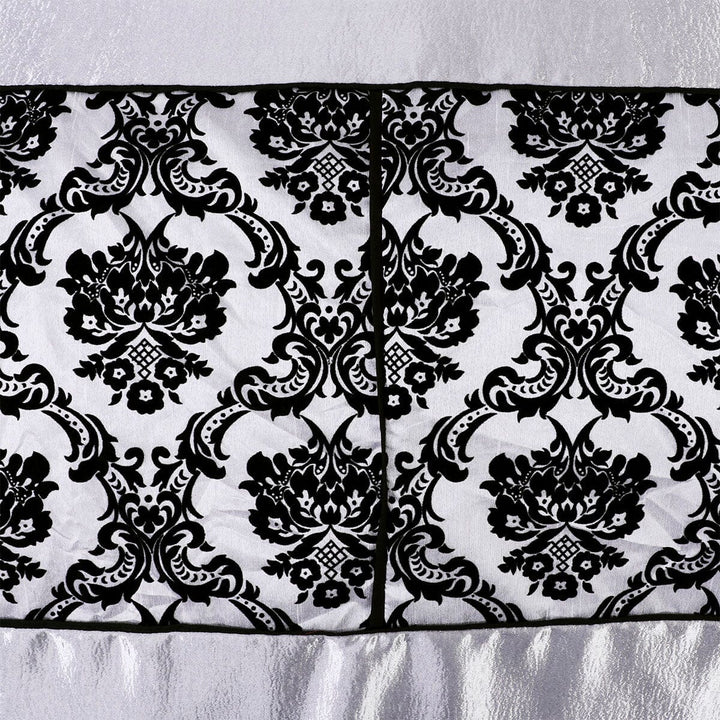 SEAMLESS DAMASK BED SET SILK - King Luxury Bedding HOMBEDCLU 