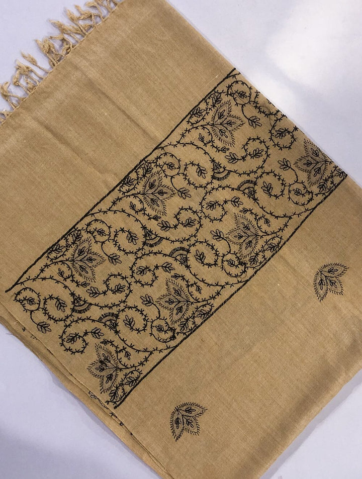 Shawl Machine Embroidery-3A Apparel & Accessories KHAS STORES Shade-2 