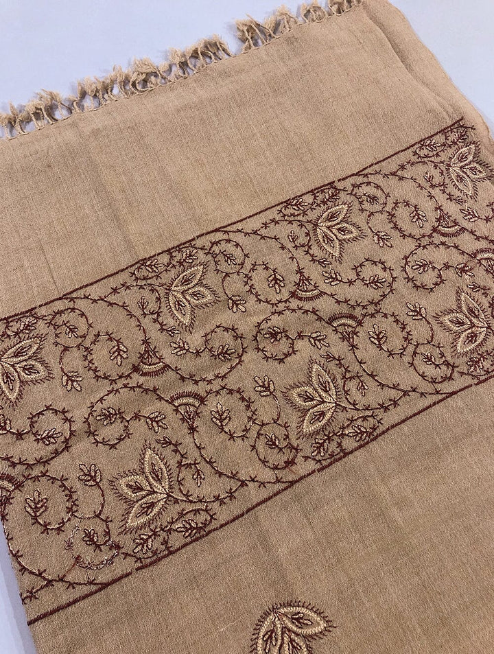 Shawl Machine Embroidery-3A Apparel & Accessories KHAS STORES Shade-3 