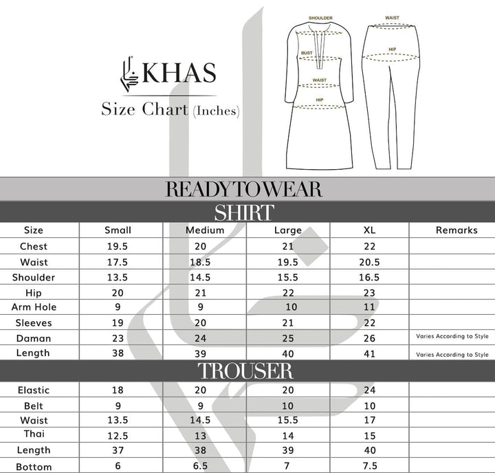 SHIRT & TROUSER RKT-025 KHAS STORES 