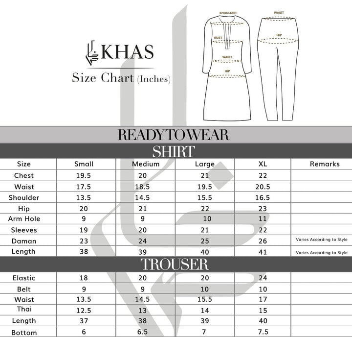 SHIRT & TROUSER RKTE-030 KHAS STORES 