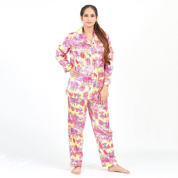 Silk Print Loungewear - Rainbow Espicopink 