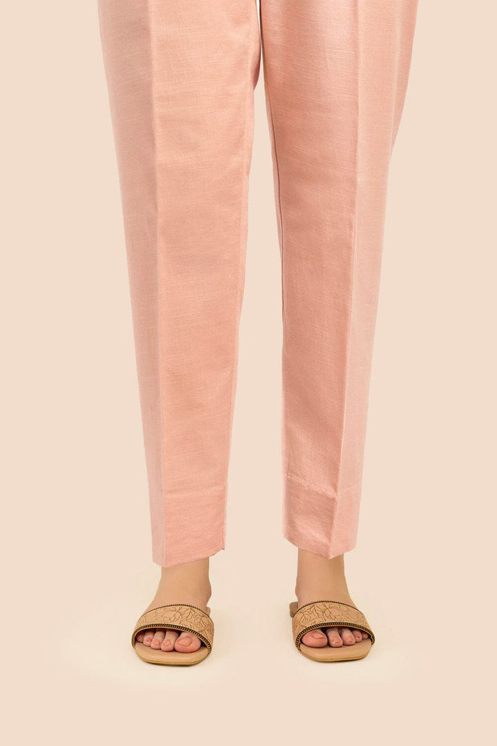 Unstitched Khaddar Trouser TR-1004 Women Bottoms FASSTILAD Light Pink 