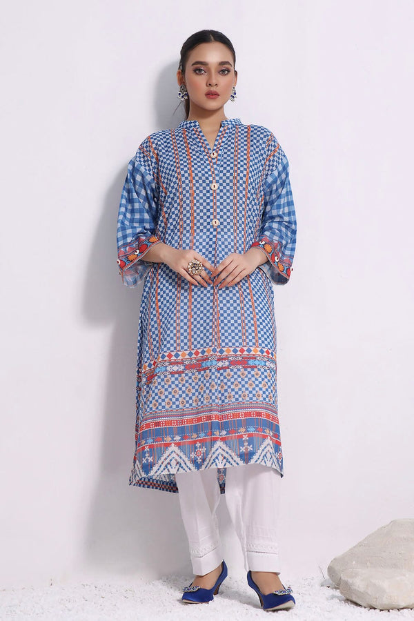 Unstitched Lawn Shirt DR-1917 KHAS STORES 